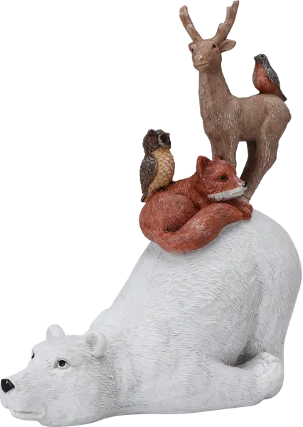 Изображение Статуэтка 21см Купман полярный медведь и звери Купман Интернэшнл , 1 шт