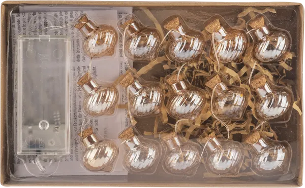 Изображение Электрогирлянда 1,45м на батарейках Купман фонарики 12 теплых ЛЕД ла Купман Интернэшнл к/у, 1 шт