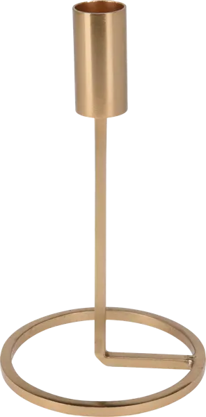 Изображение Подсвечник 19см Купман золотой закрученный Купман Интернэшнл , 1 шт