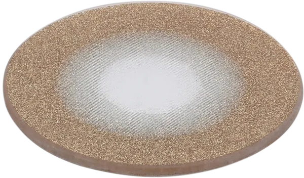 Изображение Подсвечник 15см стекло Купман золотистый с блестками Купман Интернэшнл , 1 шт