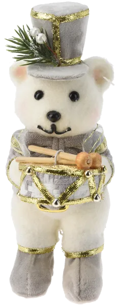 Изображение Фигурка 15см Купман мишка с барабаном Купман Интернэшнл , 1 шт