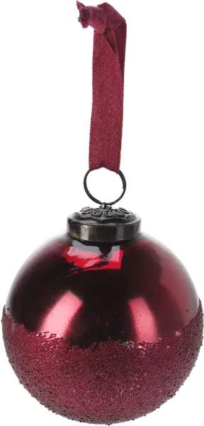 Изображение Шар 8см стекло Купман винный Купман Интернэшнл к/у, 1 шт