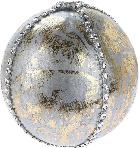 Изображение Шар 8см пластик Купман цветной с поталью Купман Интернэшнл , 1 шт