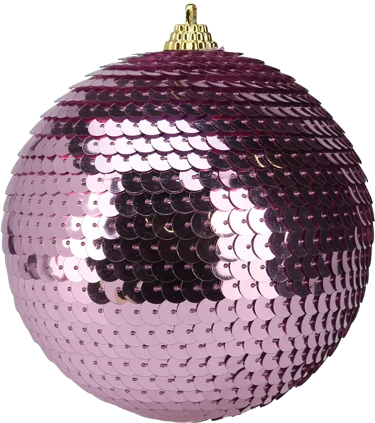 Изображение Шар 11см Купман пайетки розовый Купман Интернэшнл , 1 шт