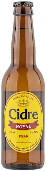 Изображение Сидр яблочный п/сл 5,0% Роял груша Роял Фрут Бел с/б, 0,33 л