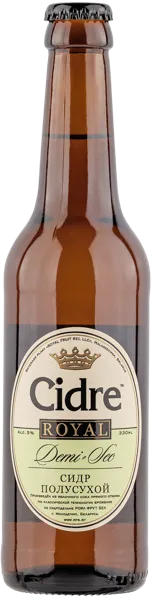 Изображение Сидр яблочный п/сух 5,0% Роял Роял Фрут Бел с/б, 0,33 л