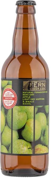 Изображение Сидр яблочный п/сух 5,8% Ферн Роял Фрут Бел с/б, 0,5 л