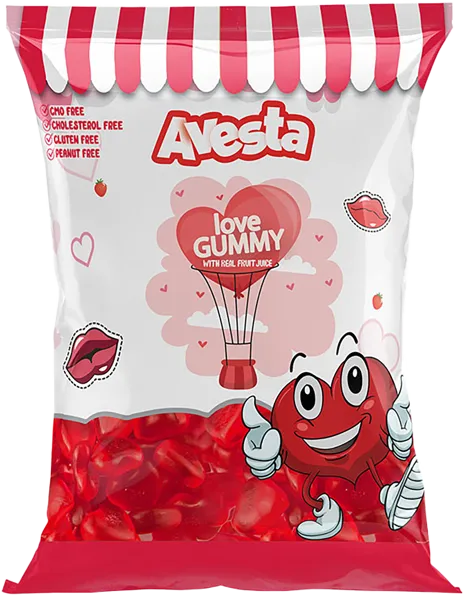 Изображение Мармелад жевательный Авеста красные губы Аверест м/у, 80 г