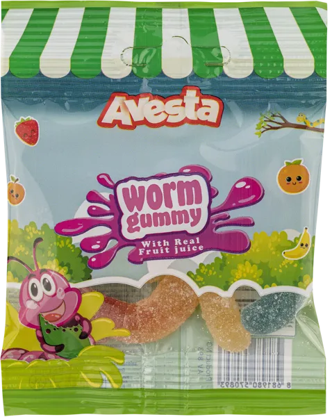 Изображение Мармелад жевательный Авеста червячки Аверест м/у, 20 г