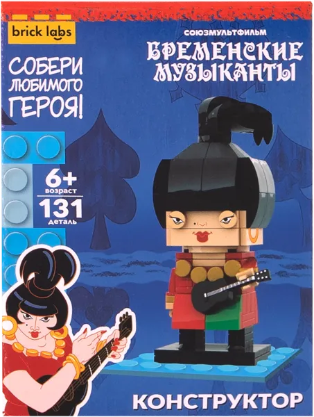 Изображение Конструктор с 6 лет AB-1118 Бриклабс русские сказки атаманша Бриклабс к/у, 1 шт