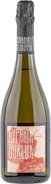 Изображение Вино игристое белое брют Бурлюк ЗГУ Мускат Оттонель Бахчисарай с/б, 0,75 л