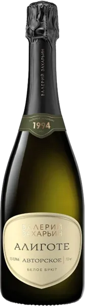 Изображение Вино игристое белое брют Захарьин ЗГУ Алиготе Авторское Бахчисарай с/б, 0,75 л