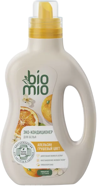 Изображение Кондиционер для белья Биомио БИО софт апельсин-груша конц Капелла ООО п/у, 800 мл
