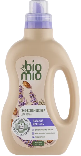 Изображение Кондиционер для белья Биомио БИО софт лаванда-миндаль конц Капелла ООО п/у, 800 мл