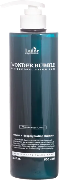 Изображение Шампунь для всех типов волос Ладор увлажнение и объем Джей Профешнл п/у, 600 мл