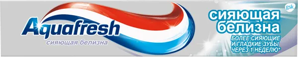 Изображение Зубная паста отбеливающая Аквафреш сияющая белизна Глаксо Смит Кляйн к/у, 75 мл