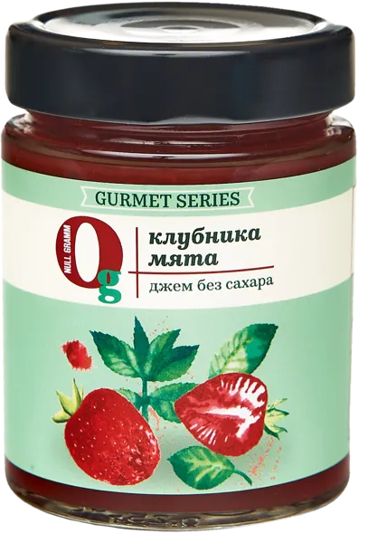 Изображение Джем низкокалорийный Ноль грамм клубника мята Велмейд с/б, 240 г