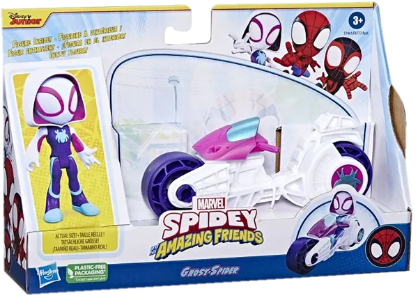 Изображение Фигурка в ассортименте Спайди на мотоцикле Хасбро к/у, 1 шт