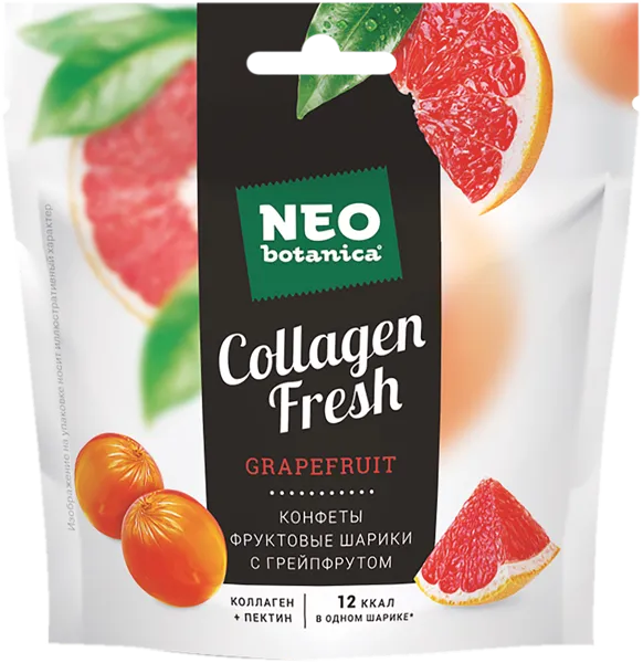 Изображение Мармелад жевательный Нео Ботаника Коллаген Фреш грейпфрут ОК Пензенская КФ м/у, 55 г