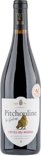 Изображение Вино красное сухое стиль №4 Гренаш купаж Кот дю Рон Пичулин ля Галин 2021 Филипп Ладе с/б, 0,75 л