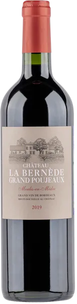 Изображение Вино красное сухое стиль №3 Мерло купаж Мули-ан-Медок Шато ля Бернед Гран Пужо Шато ля Бернед с/б, 0,75 л
