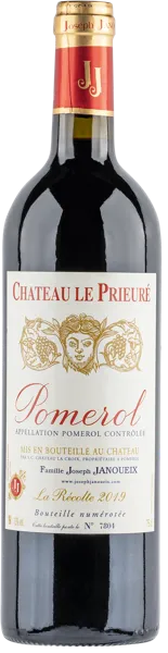 Изображение Вино красное сухое стиль №3 Мерло Помроль Шато Ле Приёр 2019 Шато Ле Приёр с/б, 0,75 л