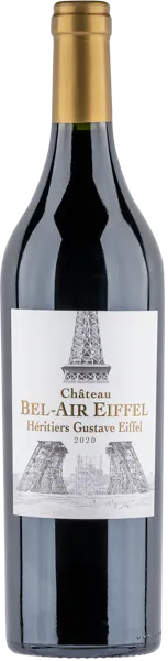 Изображение Вино красное сухое стиль №3 Каб Фран купаж Грав де Вейр Шато Бель-Эр Эйфель 2020 Шато Бель-Эр с/б, 0,75 л