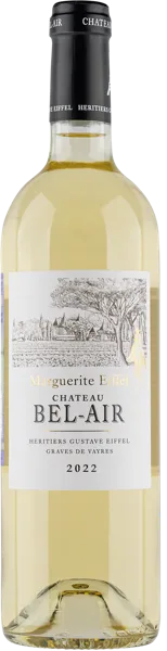 Изображение Вино белое сухое стиль №2 Семильон купаж Грав де Вейр Маргерит Эйфель 2022 Шато Бель-Эр с/б, 0,75 л