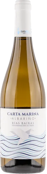 Изображение Вино белое сухое стиль №5 Альбариньо Риас Байшас Карта Марина 2023 Винья Галисия с/б, 0,75 л