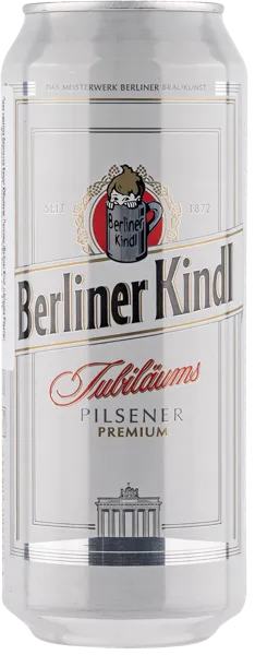 Изображение Пиво Светлое пилс 5,1% Берлинер Киндл Джубилаумс Радбергер ж/б, 0,5 л