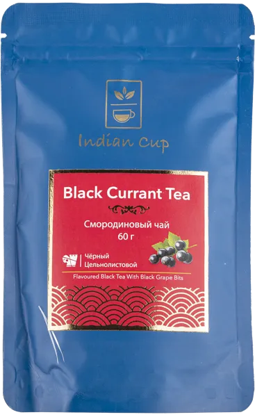 Изображение Чай черный Индиан Кап смородиновый Роли Интернешнл м/у, 60 г