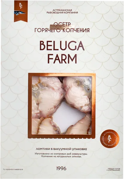 Изображение Рыба г/к Белуга Фарм Осетр нарезка АРК Белуга в/у, 300 г