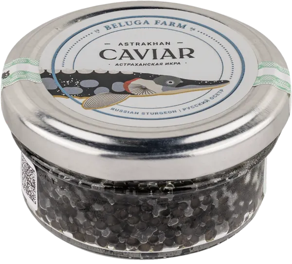 Изображение Икра зернистая Белуга Фарм осетра АРК Белуга с/б, 50 г