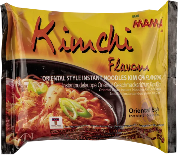 Изображение Лапша быстрого приготовления Мама рамен кимчи Тай Президент Фудс м/у, 90 г