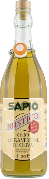 Изображение Масло оливковое 0,4% Сапио из Кампании e.v. рустико нефильтрован КОИ Срл с/б, 1 л