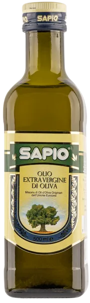 Изображение Масло оливковое 0,4% Сапио из Кампании e.v. КОИ Срл с/б, 500 мл