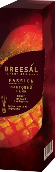 Изображение Аромадиффузор интерьерный Бризаль пэшн манговый шейк Юпеко к/у, 70 мл