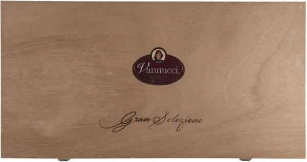 Изображение Конфеты шоколадные Ваннуччи из Умбрии пралине ассорти сундук Ваннуччи дерево, 1,96 КГ