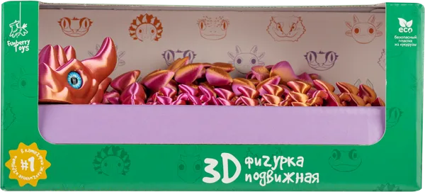 Изображение Фигурка антистресс Фанберри тойз дракон гром Фанберри Тойз ООО к/у, 1 шт