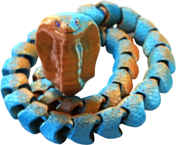 Изображение Фигурка антистресс Фанберри тойз кобра нагайна Фанберри Тойз ООО к/у, 1 шт