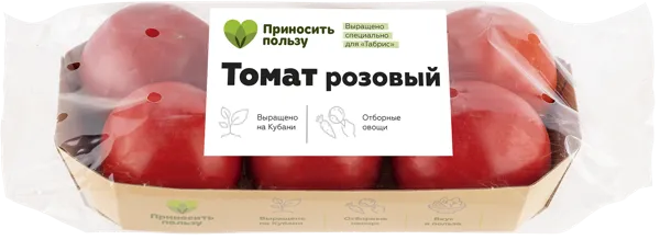 Изображение Овощ Табрис томат розовый Кубанские поля подложка, 600 г