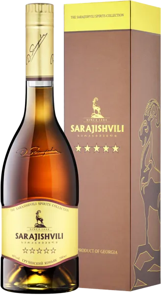 Изображение Коньяк 5 лет 40% Сараджишвили Сараджишвили п/у, 0,5 л