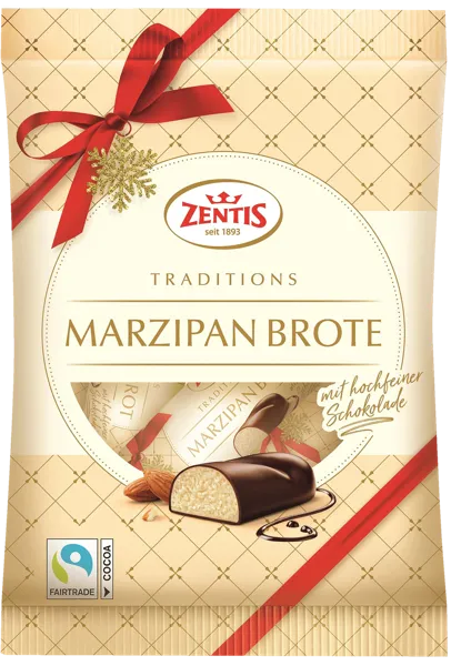 Изображение Марципан 4*25 Зентис буханка мини Зентис м/у, 100 г