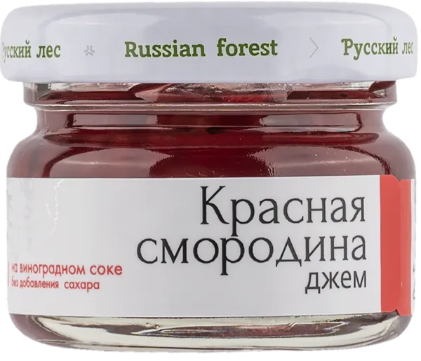 Изображение Джем без сахара Русский лес красная смородина Русский лес с/б, 25 г