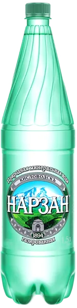 Изображение Мин вода газ рН 5,8-6,1 Нарзан лечебно-столовая Нарзан п/б, 1,5 л