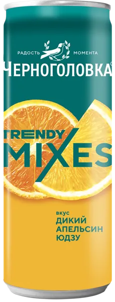 Изображение Напиток газ Черноголовка Дикий апельсин Юдзу Аквалайф ж/б, 0,33 л