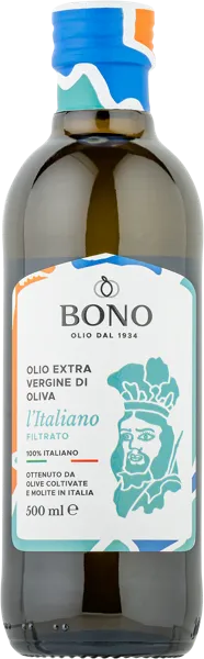 Изображение Масло 0,8 % оливковое Боно из Сицилии Итальянское e.v. Бонолио СРЛ с/б, 500 мл