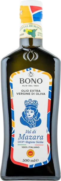 Изображение Масло 0,5% оливковое Боно из Сицилии Валь ди Мазара e.v. Бонолио СРЛ с/б, 500 мл