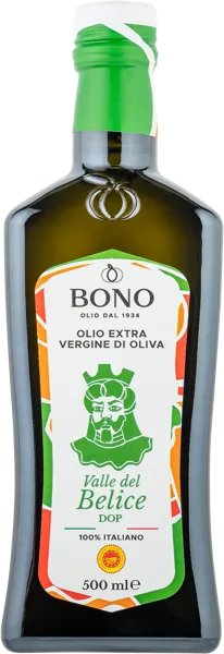 Изображение Масло 0,5% оливковое Боно из Сицилии PDO e.v. Долина Беличе Бонолио СРЛ с/б, 500 мл