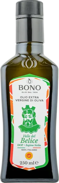 Изображение Масло 0,5% оливковое Боно из Сицилии PDO e.v. Долина Беличе Бонолио СРЛ с/б, 250 мл